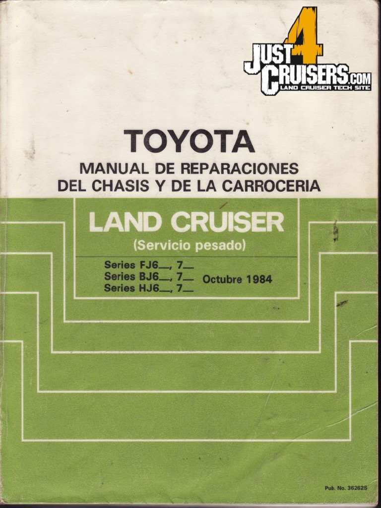 Toyota Manual de Reparacion de Chasis y Carroceria