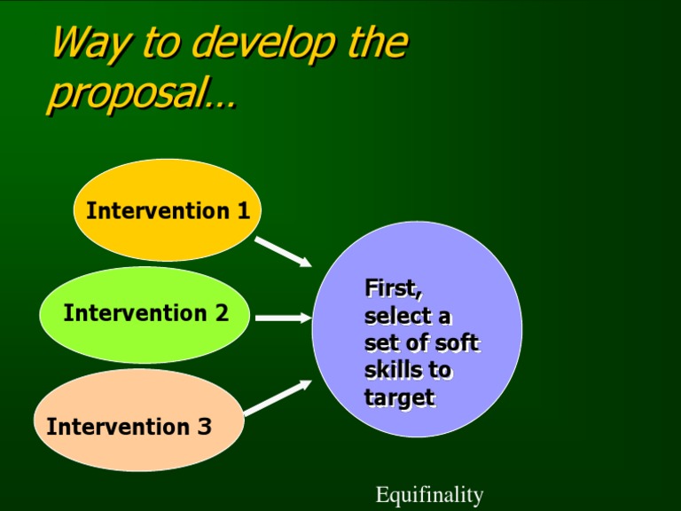 Intervention 1: Equifinality | PDF