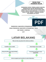 Penelitian Tindakan Kelas: Oleh: Boby Kipli, S.PAK NIP. 196812201995121002