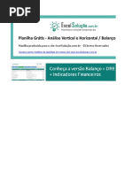 Planilha Analise Vertical Horizontal Balanco