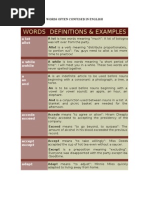 Words Often Confused in English