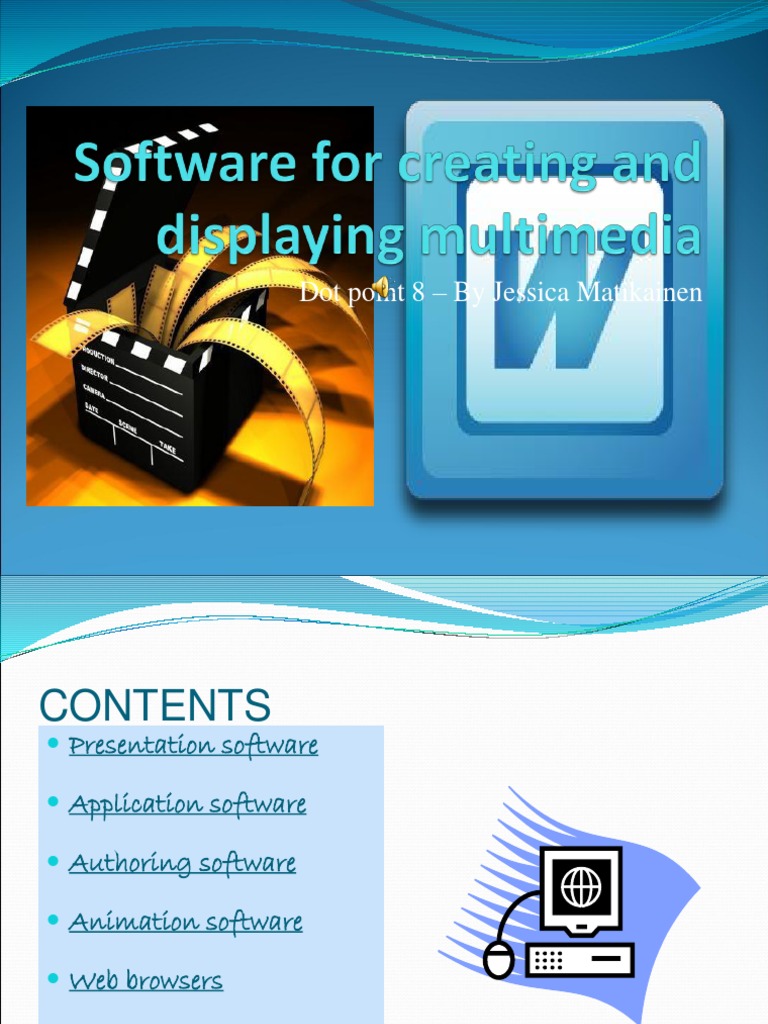 Overview of Multimedia Software Types | PDF | Software | Html