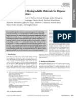 Biocompatible and Biodegradable Materials For Organic Field-Effect Transistors