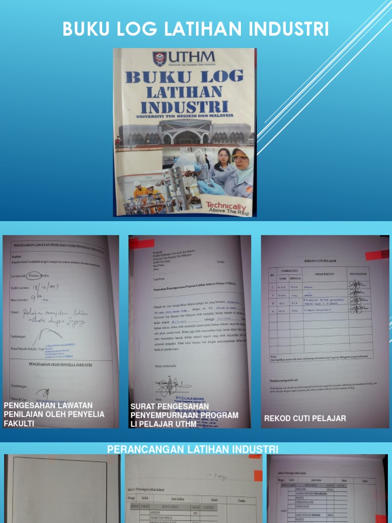 Buku Log Latihan Industri Laporan Li