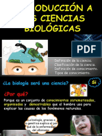 Semana 1 - I Bim - Introducción A Las Ciencias Biológicas