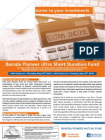 Baroda Pioneer Ultra Short Duration Fund - NFO