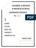 SMT - Ningamma.S.Hugar English Medium School ANNIGREI:582201