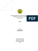 Analisis Penerapan Akuntansi Lingkungan Terhadap Pengelolaan Limbah (PG Djatiroto)