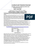 The Pharmaceutical and Chemical Journal