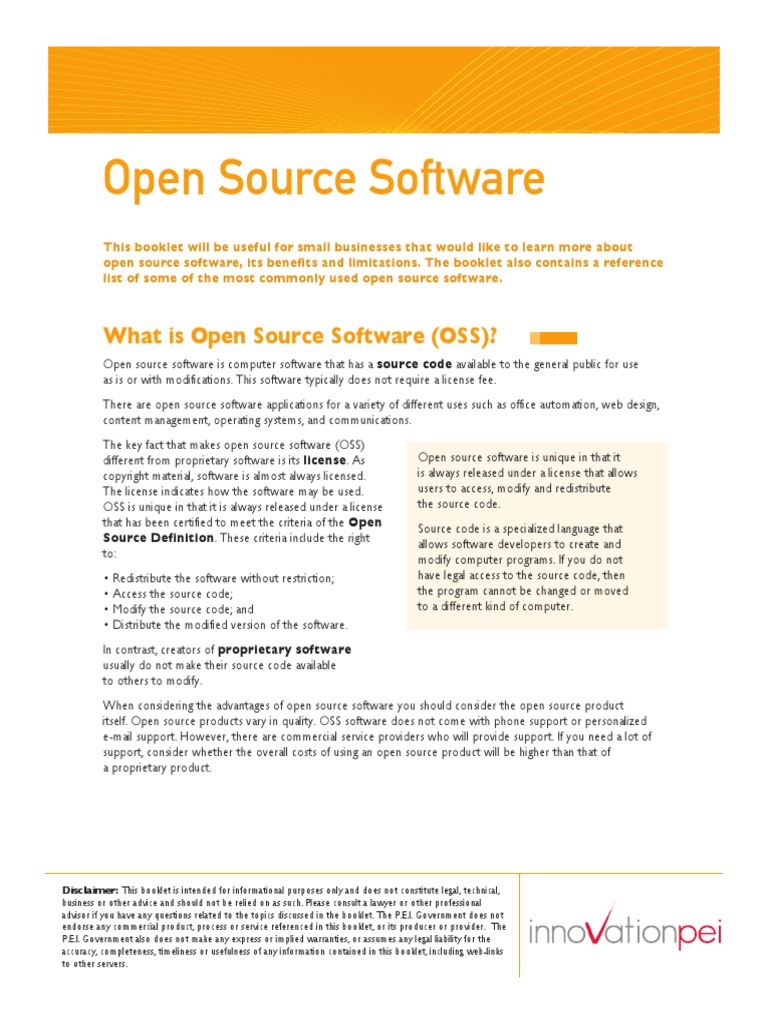 IPEI Ebiz Oss | PDF | Proprietary Software | Free Software
