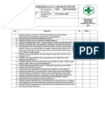 Daftar Tilik Pemeriksaan Laboratorium