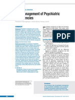 The Management of Psychiatric Emergencies: Medicine