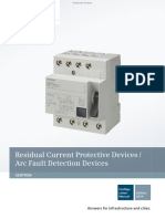 Residual Current Protective Devices / Arc Fault Detection Devices