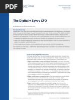 The Digitally Savvy CFO: Executive Summary