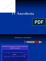 IV Anesthetic Agents