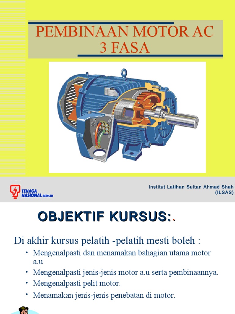 Pembinaan Motor 3 Fasa | PDF
