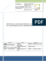 Protocolo de Selección de La Demanda Horas de Morbilidad