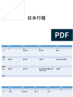 日本行程