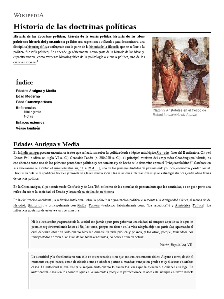 2 Historia de Las Doctrinas Políticas Política
