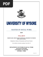 MSW-Syllabus