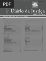 Diário Da Justiça Eletrônico - Data Da Veiculação - 08-08-2018