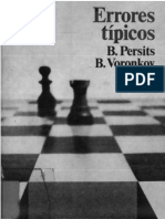 Persits Y Voronkov - Ajedrez Errores Tipicos