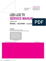 Led LCD TV: Service Manual