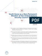 South Korea's Goals as Non-Permanent UNSC Member