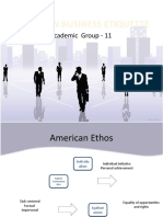 American Business Etiquette Final