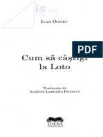 Cum Sa Castigi La Loto. Ghid Practic - Ivan Ognev PDF