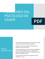 Funciones Del Psicólogo de Usaer