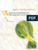 Terapia Manipulativa para La Rehabilitacion Del Aparato Locomotor PDF