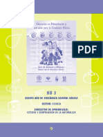 Quinto Año de Enseñanza General Básica Sector: Ciencia Subsector de Aprendizaje