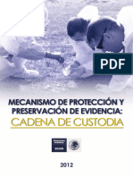 03 Mecanismo de Proteccion y Preservacion de Evidencia Cadena de Custodia I - SEGOB - 178.pdf