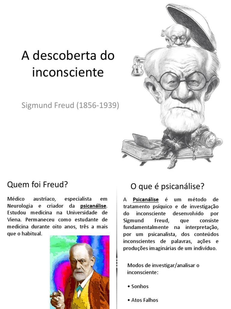 A Descoberta do Inconsciente por Freud | PDF | Histeria | Psicanálise