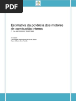 Estimativa Da Potência Dos Motores - UFRRJ