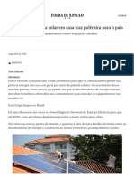 Produção de Energia Solar em Casa Traz Polêmica para o País - 04 - 08 - 2018 - Mercado - Folha PDF