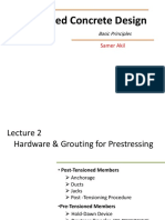 المحاضرة 3- خرسانة مسبقة الإحهاد