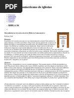 Masculinidad en La Traducción de La Biblia en Latinoamérica