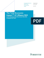 Forrester's Total Economic Impact Study For VMware NSX