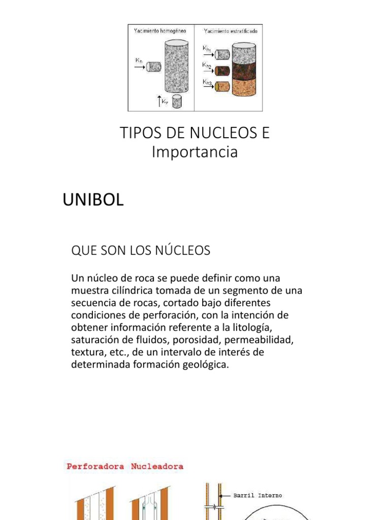 Tipos de Núcleos de Roca en Perforación | PDF | Roca (geología ...
