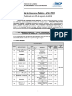Edital de Concurso Público - #012016 PDF