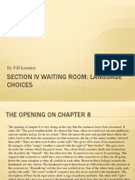 Section IV Waiting Room