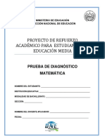 Prueba de Diagnostico  de Matematica.pdf