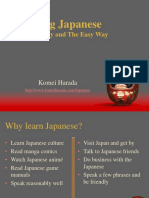 Learning Japanese The Easy Way