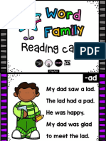 Word Family Reading Cards