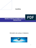 Cartilha sobre o Marco Regulatório das Guardas Municipais