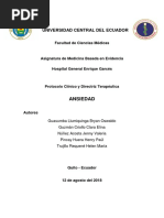 Guía para el Manejo de la Ansiedad GPC | PDF