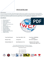 Iwcf Level 3&4: Course Overview