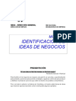 Identificación de ideas de negocio SENA